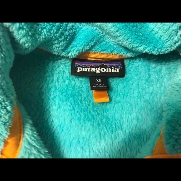 Patagonia XS Pullover Turquoise - Picture 5 of 8